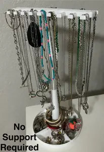 *Updated* Necklace and jewelry holder, various heights
