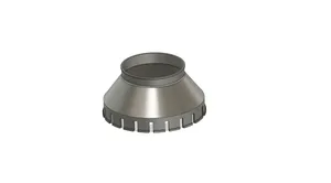 kitchen exhaust fan exit adapter 150mm to 100mm