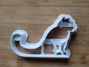 Snow leopard gingerbread cutter