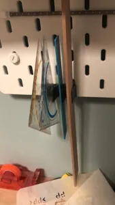 IKEA SKADIS/SKÅDIS Lineal Halterung/ Ruler holder