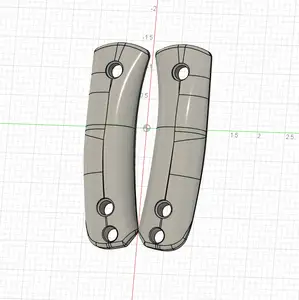 Lulu fixed blade Knife Scales
