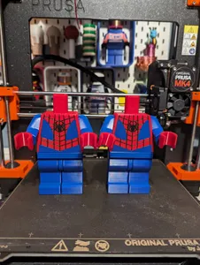 Web slinger moveable figure