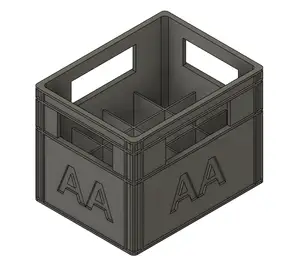 Crate for Batteries (AAA & AA)