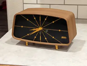 Mid-Century Welby Mantle Clock - Easy Assembly Remix MMU/AMS