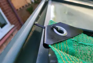 Halls Greenhouse Top ridge hook for shade cloth grommet