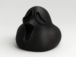 Spooky Ghost Duck Figurine