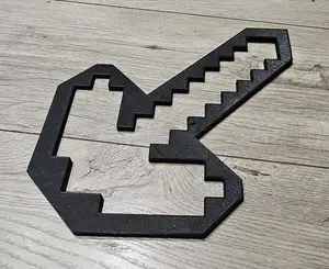 LEGO Minecraft Pickaxe construction template
