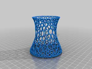 Toothbrush cup Voronoi style