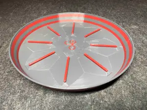 Multicolour Coaster for Flowerpots / Mehrfarbiger Blumentopfuntersetzer