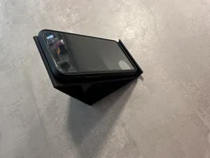 Iphone 11 Pro and other phones stand with hole for charger