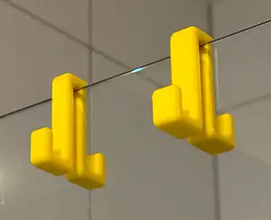 Bath Glass Shower Hook