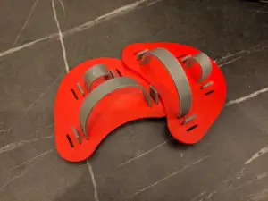 TPU straps for swimming finger paddles