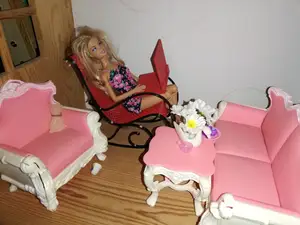 Barbie rocking chair