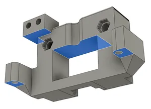 QIDI X-Max 3 Beacon / Cartographer probe (low profile) mount improved for stock nozzles