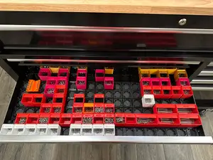 Gridfinity - Metric Screw Labeled Bins (M2.5, M3, M4, M5...plus you can mod for others)
