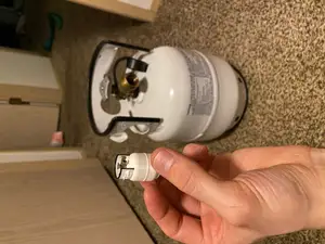 1/10 Scale 5lb Propane Tank - Multicolor - High Detail