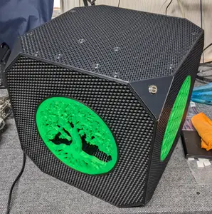 Cube mATX PC case with ATX power supply