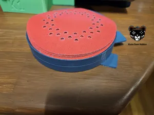 Generic 125mm (5”) stackable circular sanding pad (disc) holder