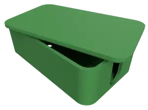 Cable box with snap fit