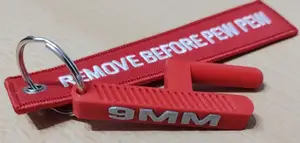 Handgun 9mm chamber safety flag - remove before Pew Pew - Walther PDP F-Series and CZ Shadow 2 Compact