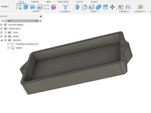 RC 1/8th Xray XB8E shorty battery tray