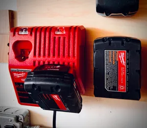 Milwaukee M18/M12 Battery Charger Holder/Mount (Version 3)