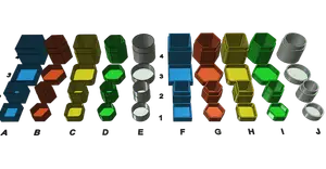 Box boxes jar jars tin tins easy printable without support tested