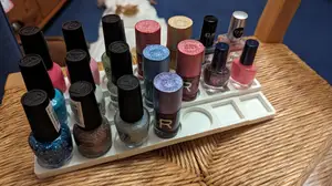 Modular nail polish stand