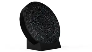Disc stand (Mayan stonemason)