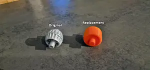 Rotho Clear Box (Bauhaus) - Simple wheel / roller / castor replacement