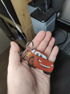 Lightning McQueen from the Cars Keychain