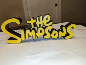 The Simpsons Logo decor