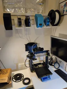 MMU variable wall spool holder system