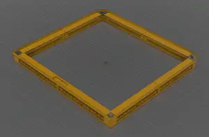 DK Riser for Bambu Lab X1/P1 with channels for wires