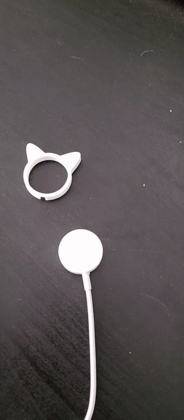 Cat Ears Apple Watch Charging Puck