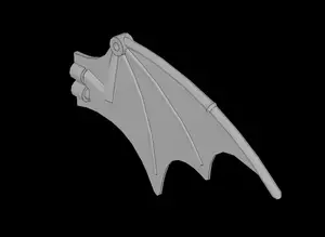 Lego Compatible (23989.dat) Dragon Wing 13 x 8