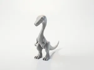 Low Poly Dinosaur Figurine Animal 3D Printable