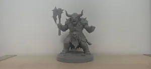 Minotaur Warrior with Great Battle Axe