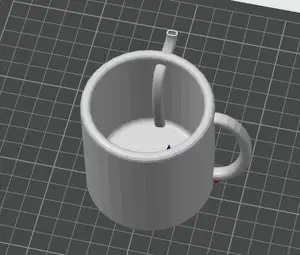 Mug with a Straw