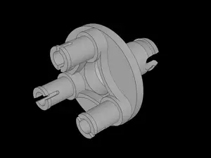 Lego Compatible (92909.dat) Technic Steering Wheel Hub for Portal Axle