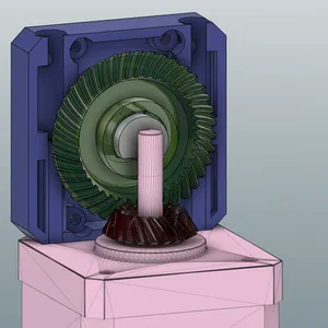 Nema 17 Bevel Gear Reduction 2:1 / 3/1 90 Degree Turn