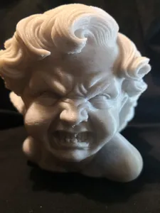 Cupid Bust Angry