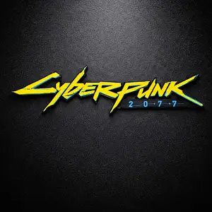 Cyberpunk 2077 Logo – High Detail Multicolor