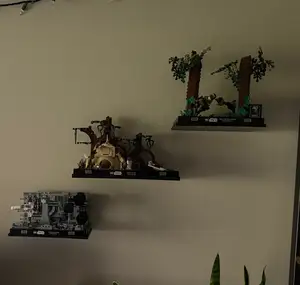 Lego Diorama Wall Shelves