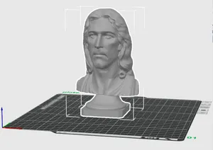 Yeshua / Jesus Bust on Pedestal (FDM Friendly / A1 mini compatible)