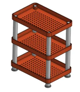 Multi-Tier Bathroom Corner Shelf & Organizer