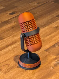 Retro Microphone Trophy with Hidden Compartment