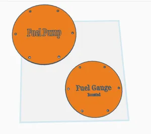 300zx Z31 Fuel Tank Hole Covers