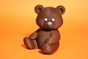 Fantasy Knitted Bear + Detachable Head