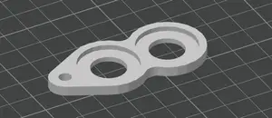 Billiard Cue Joint Protector Holder - Two Hole